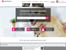 Tablet Screenshot of guiaveterinarios.com